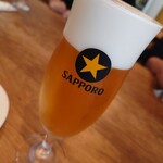Bistro TAKU - きめ細かい泡のちゃんと美味しいビールです♪