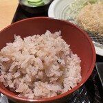 とんかつわか葉　 - 雑穀米