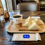 珈琲 春秋 Kobe - 【モーニング】サンドイッチセット680円