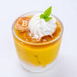 ビスキュイ - 2025.8 マンゴープリン～ジャスミンゼリーのせ～（600円）