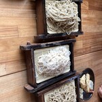 やまや - 左から挽き包み、さらしな、だったん