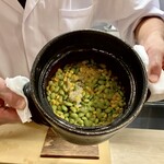 紀尾井町 南かわ - 枝豆玉蜀黍ご飯