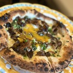 石窯イタリアン チーナ邸 - すき焼きピザ