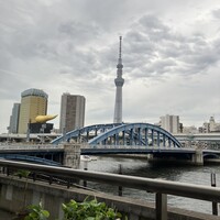 駒形前川 浅草本店 - 店内からの眺め