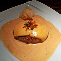 旬菜ステーキ処 らいむらいと - らいむらいと風チーズハンバーグ200g
