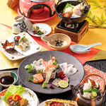 釜飯酔心 - 【9・10月旬の会席】松茸・クエ・のど黒・鮑・国産牛ステーキ　　　　　　秋彩の宴 -AKISAI- 会席