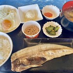 くしろ港町 釧ちゃん食堂 - 本日の日替り「焼きホッケ」（）