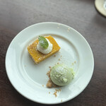 トラットリア グランボッカ - デザート　ケーキとアイス