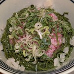 雅なだし - 雅なだし ＠半蔵門 炙りネギトロ＆めかぶ