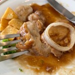 桃花水 - ★本日のランチ（豚ロースのソティーズッキーニ添 ・1100円税込）★