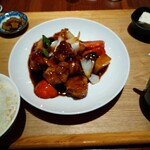 南国亭  三宮OPA2店 - 黒酢酢豚ランチ