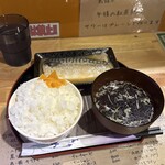 たぬ吉 - ランチ：さば味噌煮(\900)