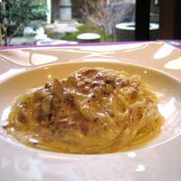 Ristorante 美郷 - キノコミンチと生ハムのクリームソース