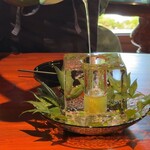 茶館きっかわ 嘉門亭 - 濃い上煎茶