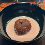 茶館きっかわ 嘉門亭 - イチヂクの赤ワイン煮