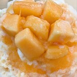 天然氷 蔵元 カフェ不二 - 料理写真:生メロン¥2,000