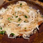 守破離 - たことたっぷり薬味の梅肉醤油がけ