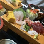 政もと - 1100円の刺身ランチ