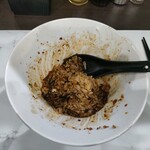 麺.丼 Dining 夢者 - 追い飯を入れたところ