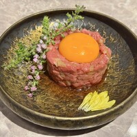 個室焼肉 牛姫 恵比寿本店 - 和牛ユッケ