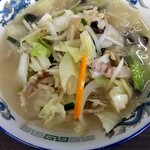 中華麺房 東龍 - 「塩野菜たんめん」着丼＼(^o^)／