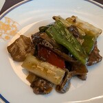 中国料理 桃花林 - 牛肉と野菜中華味噌炒め