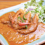 ソフトシェルシュリンプのレッドカレー炒め「チューチー・クン・ニム」★☆☆