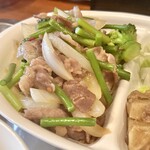 居酒屋 BANKA - 大人の給食(\1,000)　みそぶた野菜炒め