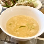 居酒屋 BANKA - 大人の給食(\1,000)　日替スープ