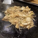 もんじゃ 友 - ホタテといか