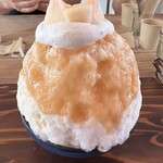 神元商店 - 美しい 桃かき氷！！！