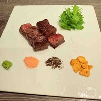 鉄板焼katakago - ステーキ３