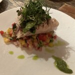 神田ワイン食堂パパン - カジキのコンフィ。節子！おカジキやないかい！