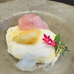 創作四川料理 廣明 - 選べる究極のなめらか杏仁豆富　季節の白桃