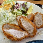 食道 やま輝 - ヒレかつ定食 1,280円税別