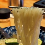 天満 カウンター焼肉 うしすき - 盛岡から取り寄せた麺（めちゃウマ）