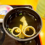 新玉亭 - 「肝吸い」は＋¥132