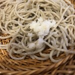 四天王寺 はやうち - 粗越しされた辛味大根は、程よい辛味で素晴らしい！