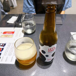 Japanese Soba Noodles 蔦 - ドリンクはラガービールにしました