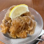 富錦樹台菜香檳 - パイナップルと金木犀の黒糖かき氷。ほんのり金木犀の香りがして美味しかったです。2人か3人でシェアして丁度いい量です。