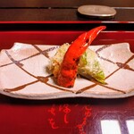 たか田八祥 - 万願寺と海老真丈、万願寺揚げ焼