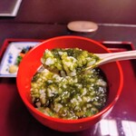 たか田八祥 - 生海苔のお茶漬け
