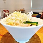 トーキョーベイフィッシャーマンズヌードル - 潮らぁ麺+うずら+白髪ネギ