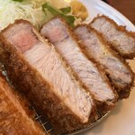 とんかつ 田 - 山形豚はこんな感じ