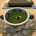 すし善 - 抹茶　ブラマンジェ