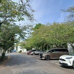 Sghr cafe Kujukuri - 店の前庭