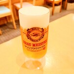 かわしま - 泡リングも見事な注ぎ方がお見事。