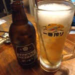 ホルモン青木 - 生BEERとホッピー