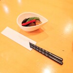 かわしま - ビールと一緒に提供されます。