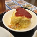 わ楽 - オムレツ　断面